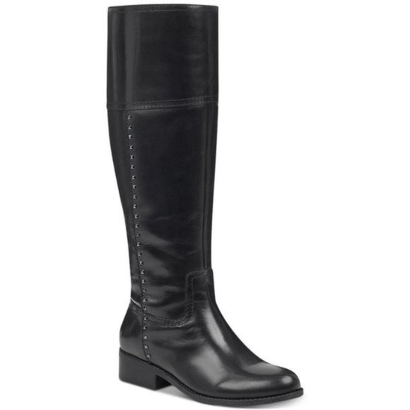 Marc Fisher Galaya Leather Studded Boot Size 6M - Picture 2 of 12